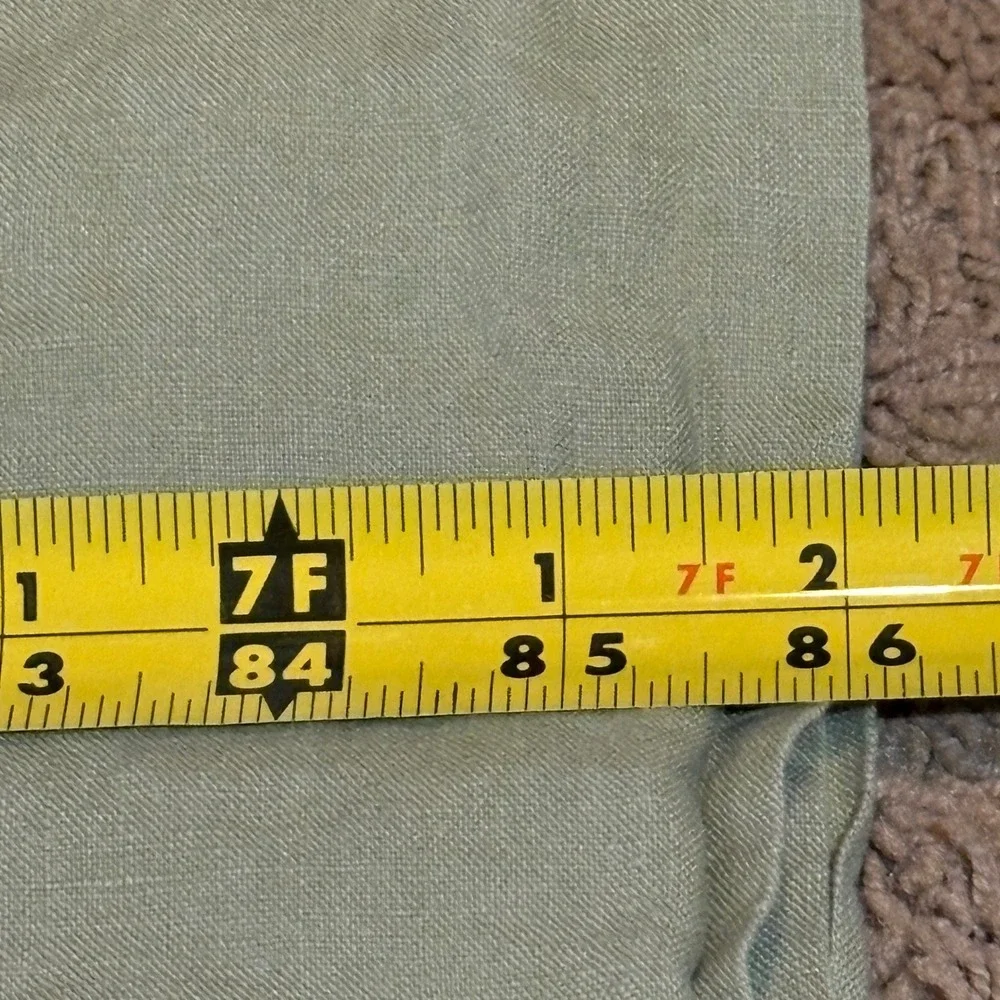 IKEA PUDERVIVA 100% Linen Duvet Cover Fl/Qn  86 x 80